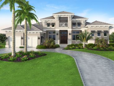 West Indies House Plan, 070H-0017