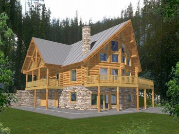 Mountain Log House, 012L-0034