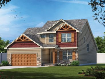Two-Story House Plan, 031H-0510