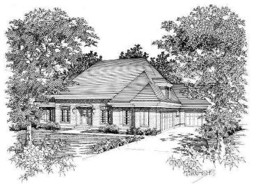 Two-Story House Plan, 061H-0109