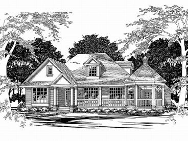 Country Home Plan, 036H-0011