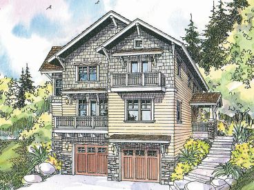 Craftsman House Plan, 051H-0121