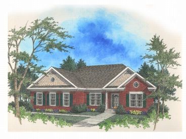 Traditional House Plan, 007H-0027