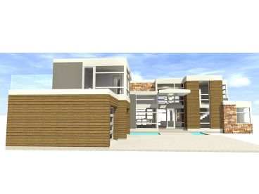 Modern House Plan, 052H-0100