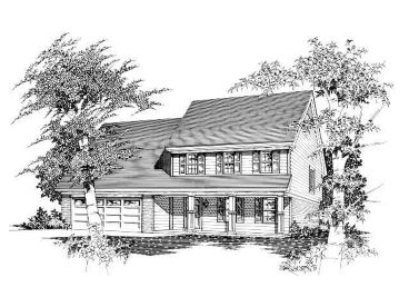 2-Story Country House, 061H-0022