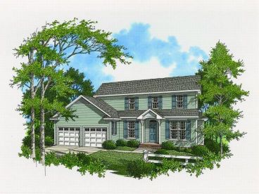 Two-Story House Plan, 030H-0050
