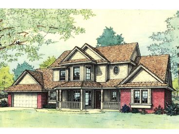 Two-Story House Plan, 002H-0006