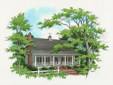 Country Home Design, 030H-0051