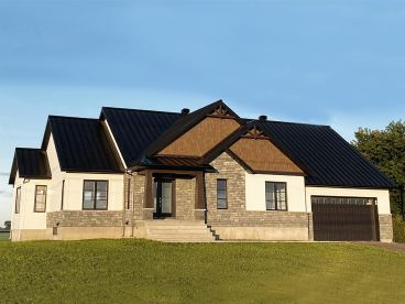 Craftsman House Plan, 027H-0436