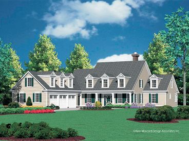 2-Story Country House, 034H-0214