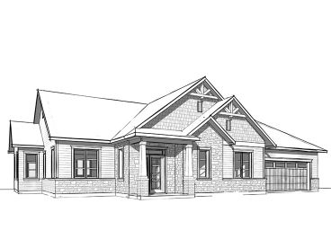 Ranch House Plan, 027H-0436
