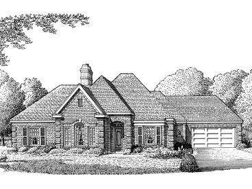 Traditional House Plan, 054H-0038