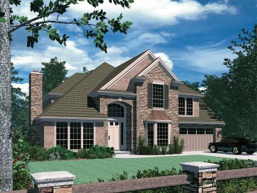 Two-Story House Plan, 034H-0345