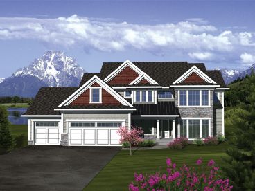 Two-Story Home Plan, 020H-0303