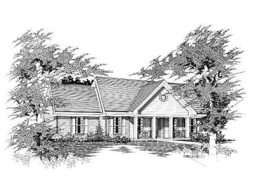 Southern Home Plan, 061H-0020 