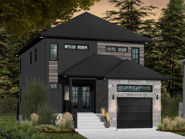 Two-Story House Plan, 027H-0450