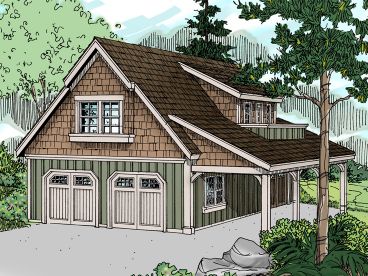 Carriage House Plan, 051G-0020