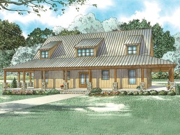Country House Plan, 025H-0367