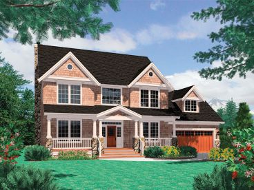Craftsman House Plan, 034H-0336