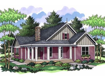 Country House Plan, 023H-0093