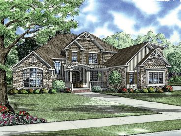 Craftsman House Plan, 025H-0222