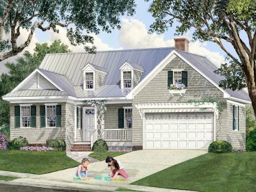 Two-Story Country Home Plan, 063H-0219