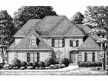 Two-Story House Design, 011H-0041