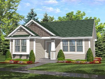 Cottage House Plan, 016H-0008