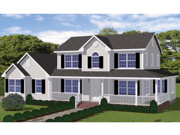 Two-Story House Plan, 078H-0011