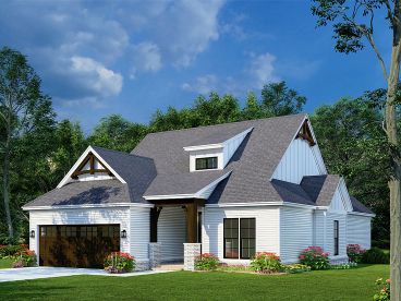 Small Ranch House Plan, 074H-0199