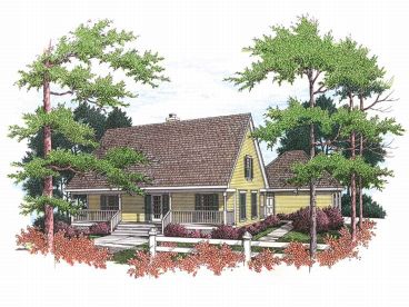 Country Home Design, 021H-0049