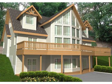 Mountain House Plan, 012H-0199