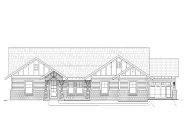Ranch Home Design, 062H-0061