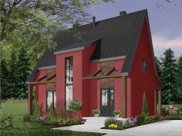 2-Story House Plan, 027H-0495