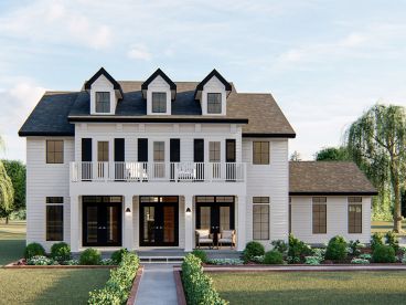 Colonial House Plan, 050H-0315