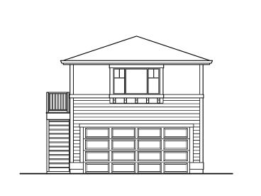 Garage Apartment Plan, 035G-0021