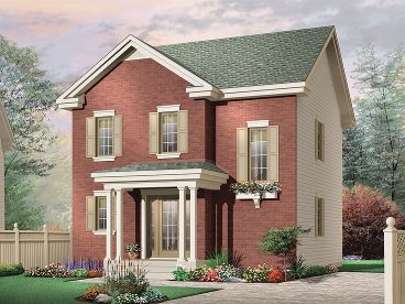 2-Story Home Plan, 027H-0220