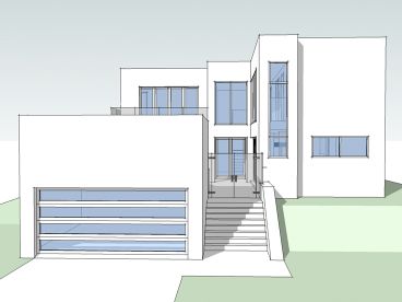 Contemporary House Plan, 052H-0007
