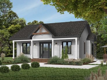 Vacation Cottage Plan, 027H-0120