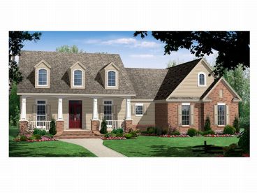 Country Home Plan, 001H-0109