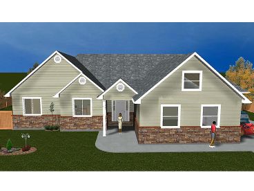 Traditional Home Plan, 065H-0065