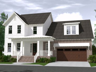 Two-Story House Plan, 080H-0010