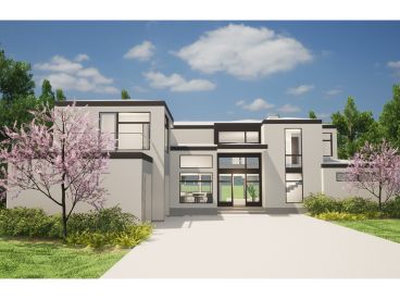 Modern House Plan, 052H-0167