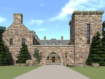 Castle House Plan, 052H-0025