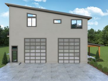 Garage Apartment Plan, 090G-0008