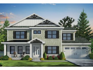 Two-Story House Plan, 031H-0527