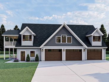 Carriage House Plan, 050G-0117