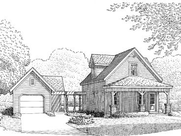 Vacation Home Plan, 054H-0096