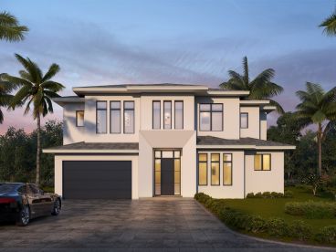 Modern Luxury House Plan, 070H-0109