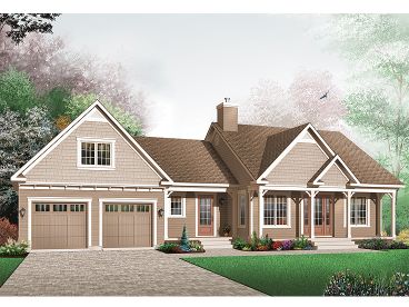 One-Story Home Plan, 027H-0180